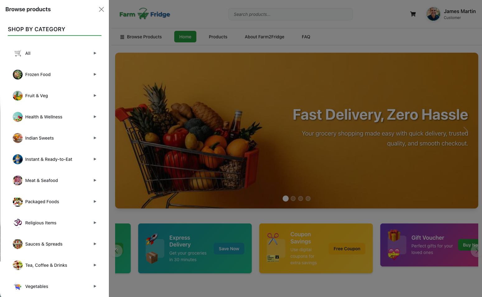 eGrocery eCommerce Platform